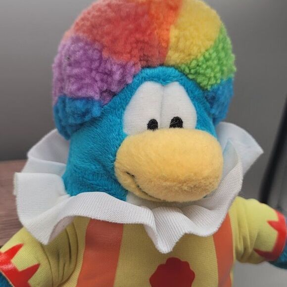 DISNEY Club Penguin Clown Plush - Picture 2 of 6